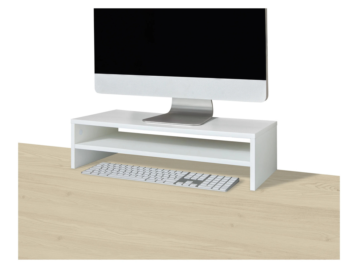 LIVARNO Monitorerhöhung in Weiß - Bild 2