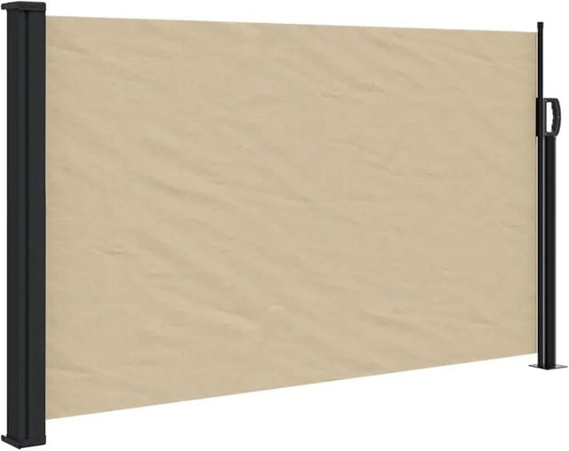 vidaXL Seitenmarkise ausziehbar Beige B: 300 cm, H: 117 cm - Bild 1
