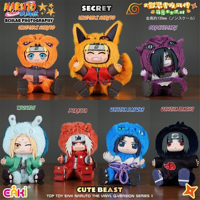 TOPTOY Naruto Sit-in Party Konohagakure San'in, Plüsch Blind Box, Einzelfigur - Bild 1