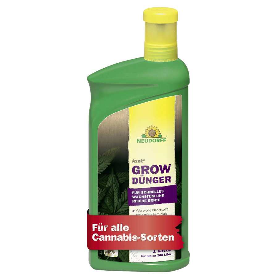 Neudorff Grow-Dünger Azet flüssig für Cannabispflanzen, 3 l - Bild 2