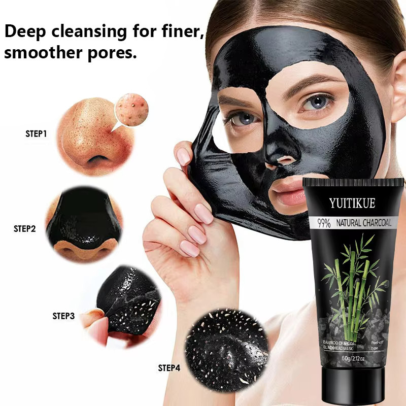 YUITIKUE Bambuskohle Peel-Off Maske, 60g, Gesichtspflege - Bild 6