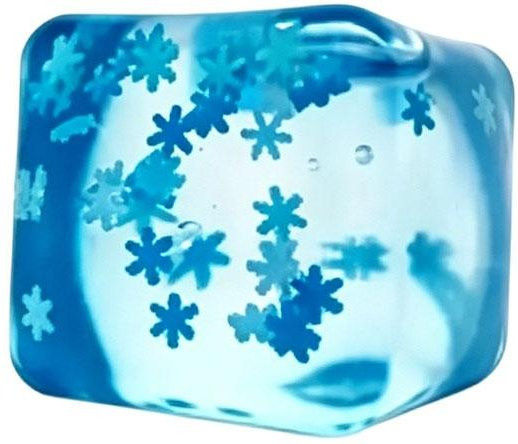 Schneeflocken Eiswürfel Squishy Spielzeug, Weicher Langsamer Aufstieg Quetschball, Stressabbau Handübung, Beruhigendes Werkzeug - Bild 1