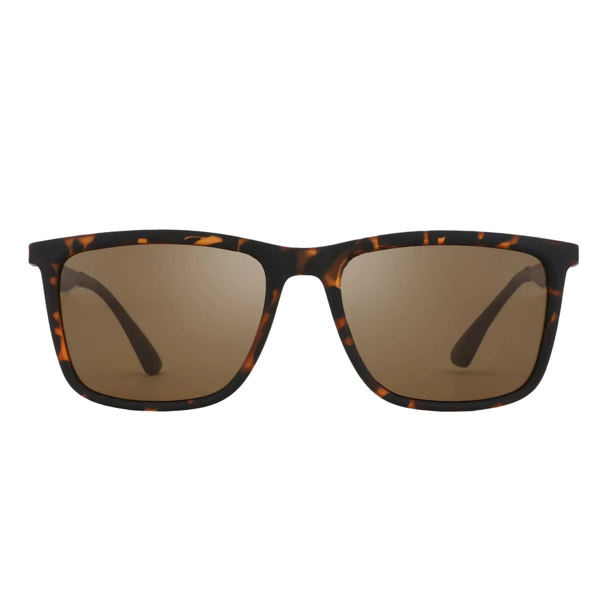 BLUEMOKY Sonnenbrille, Herren, Vollrand, rechteckig, Kohlefaserrahmen, braun, polarisiert - Bild 2