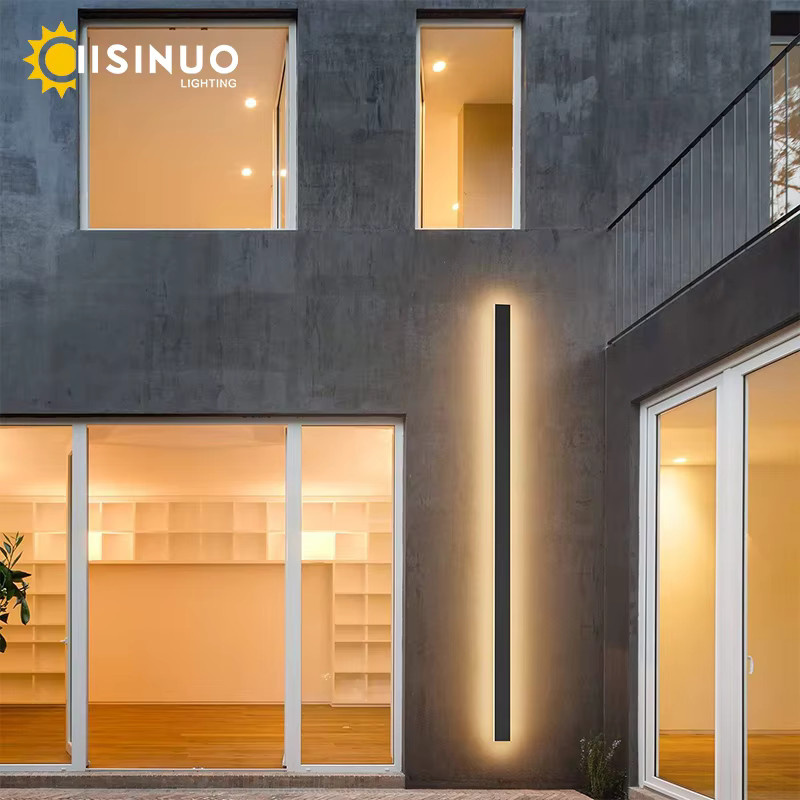 IISINUO LED Außenwandleuchte Modern Up-Down Wandlaterne Wasserdicht für Garten und Veranda in Weiß mit Warmweißem Licht - Bild 3