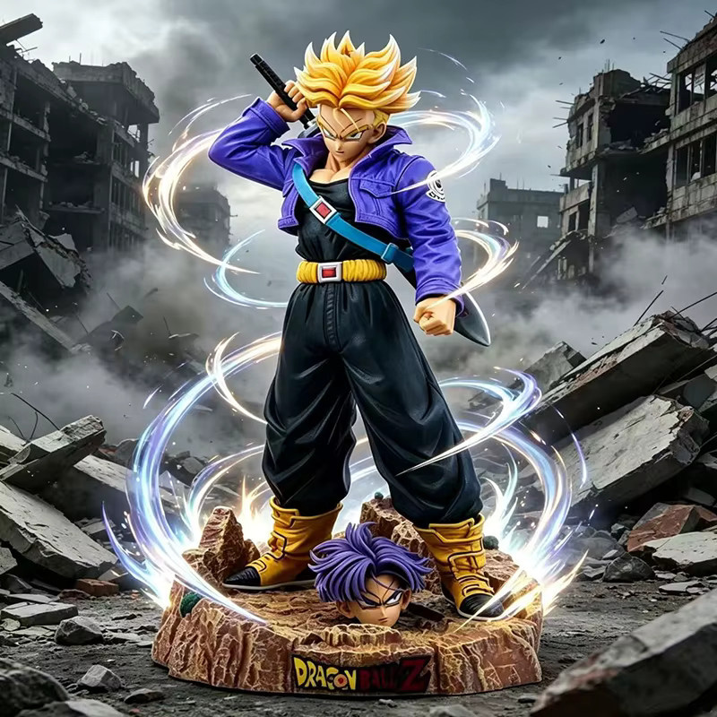Bandai Dragon Ball Z Super Saiyan Trunks Figur, PVC-Modell Statue, Bunt / Mehrfarbig - Bild 2