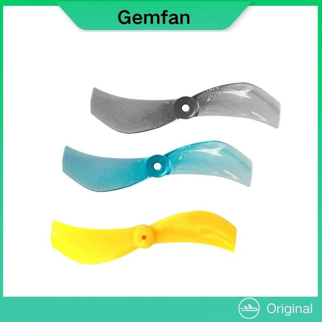 Gemfan 1610 40mm 2-Blatt-Propeller CW/CCW, 8-teiliges Set, Gelb, Bunt / Mehrfarbig - Bild 1