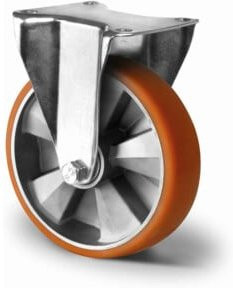 CASCOO Bockrolle Serie BAU5 mit Doppelkugellager Durchmesser: 200 mm, verzinkt - Bild 1