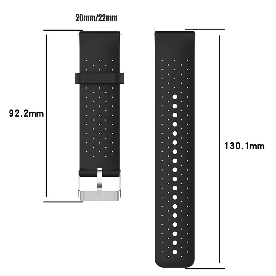 Huawei Uhrenarmband Silikon, Schwarz, Unisex - Bild 4