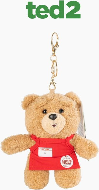 TED Original mit Schürze, Plüsch-Anhänger, Stoffpuppe - Bild 1