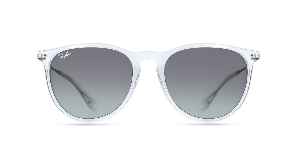 Ray-Ban RB 4171 Erika Sonnenbrille Panto, Vollrand, Kunststoff, transparent - Bild 1