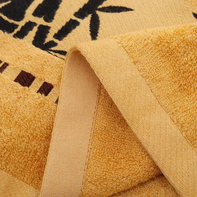 Inyahome Bambusfaser Handtuch Set in Braun, saugfähige und flauschige Badetücher für Erwachsene - Bild 3