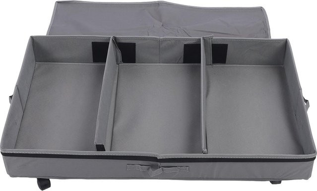 Aimo Rollende Unterbett-Aufbewahrungsbox aus Metall in Grau - Bild 1
