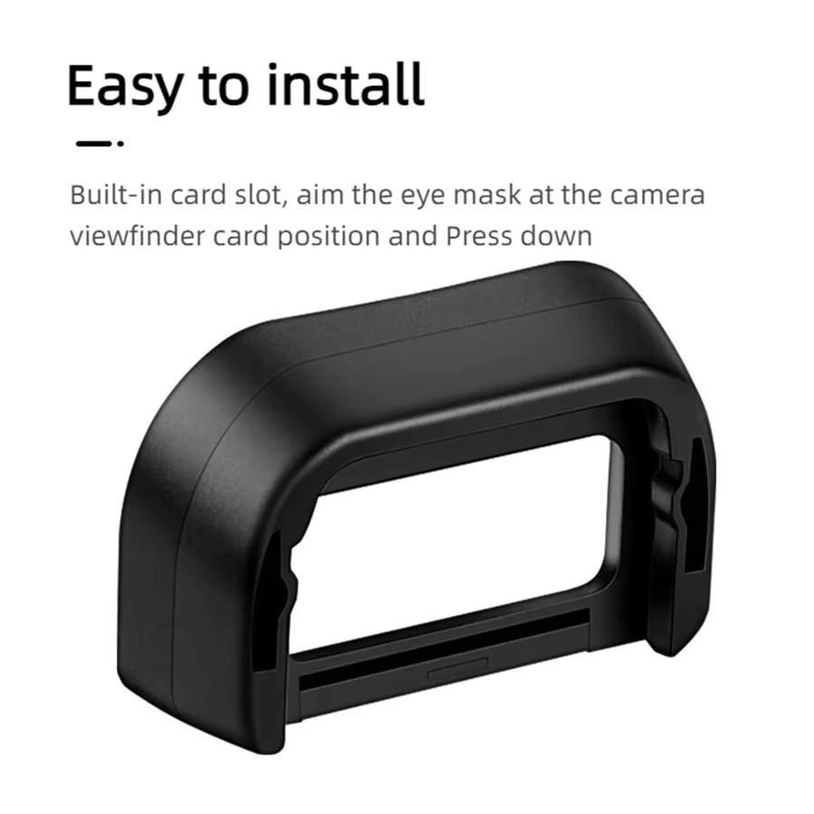 FDA-EP17 Augenmuschel Okular Sucher Schutz für Sony A6600 A6500 A6400 ILCE-6600 6500 6400 in Schwarz - Bild 5