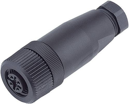 Binder 99-0436-10-05 Sensor-Aktor-Steckverbinder M12 Buchse gerade unkonfektioniert 5 Polzahl Schwarz - Bild 1