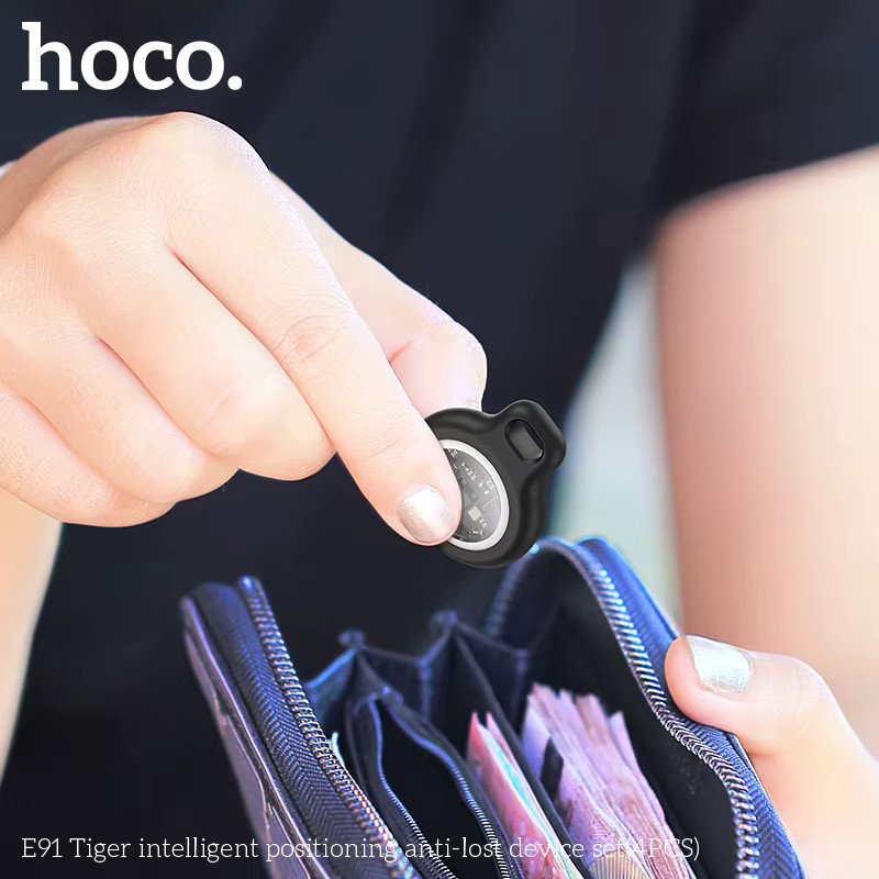 HOCO 4-teiliges Anti-Verlust-Tracker Set für Apple Find My, Bluetooth GPS-Tracker für Gepäck und Schlüssel, kompatibel mit iOS - Bild 4