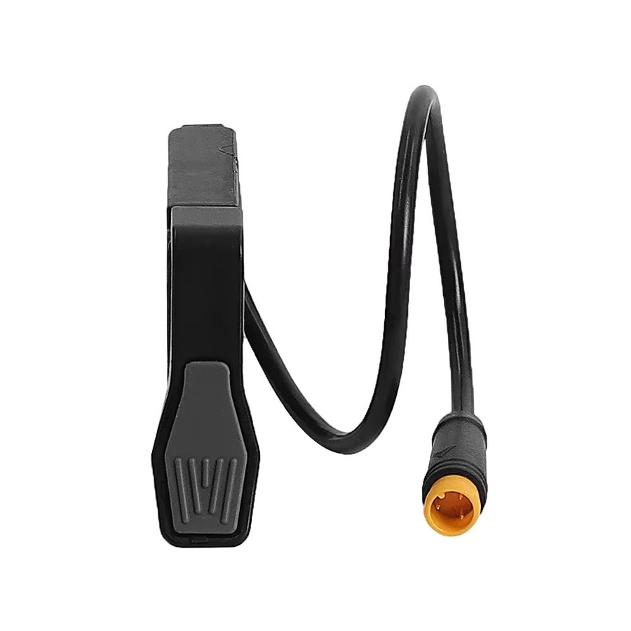 E-Bike Daumendrossel mit 3-Pin Stecker für elektrische Fahrräder und Roller, Schwarz, Lenkerdurchmesser: 22 mm - Bild 2
