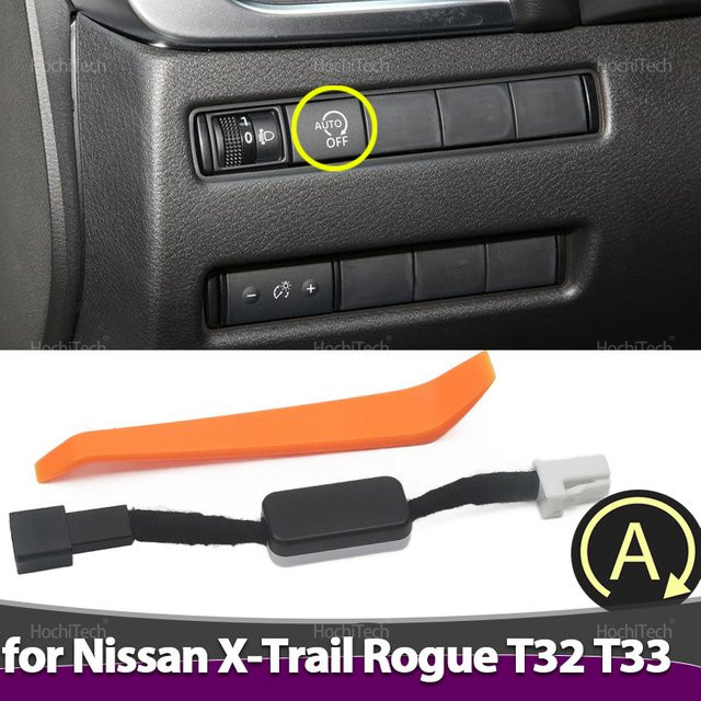 Automatischer Start-Stopp-Schalter für Nissan X-Trail Rogue T33 T32 2017–2023 in Schwarz - Bild 1