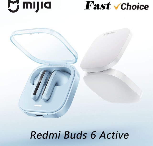 Xiaomi MIJIA Redmi Buds 6 Vitality Edition Bluetooth 5.4 In-Ear Kopfhörer mit Geräuschunterdrückung und 30 Stunden Akkulaufzeit in Schwarz oder Weiß - Bild 1