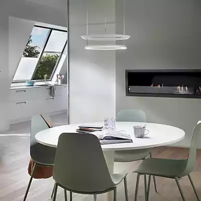 Oligo Yano LED-Pendelleuchte in Weiß Matt mit Tunable White und Casambi-Steuerung - Bild 1