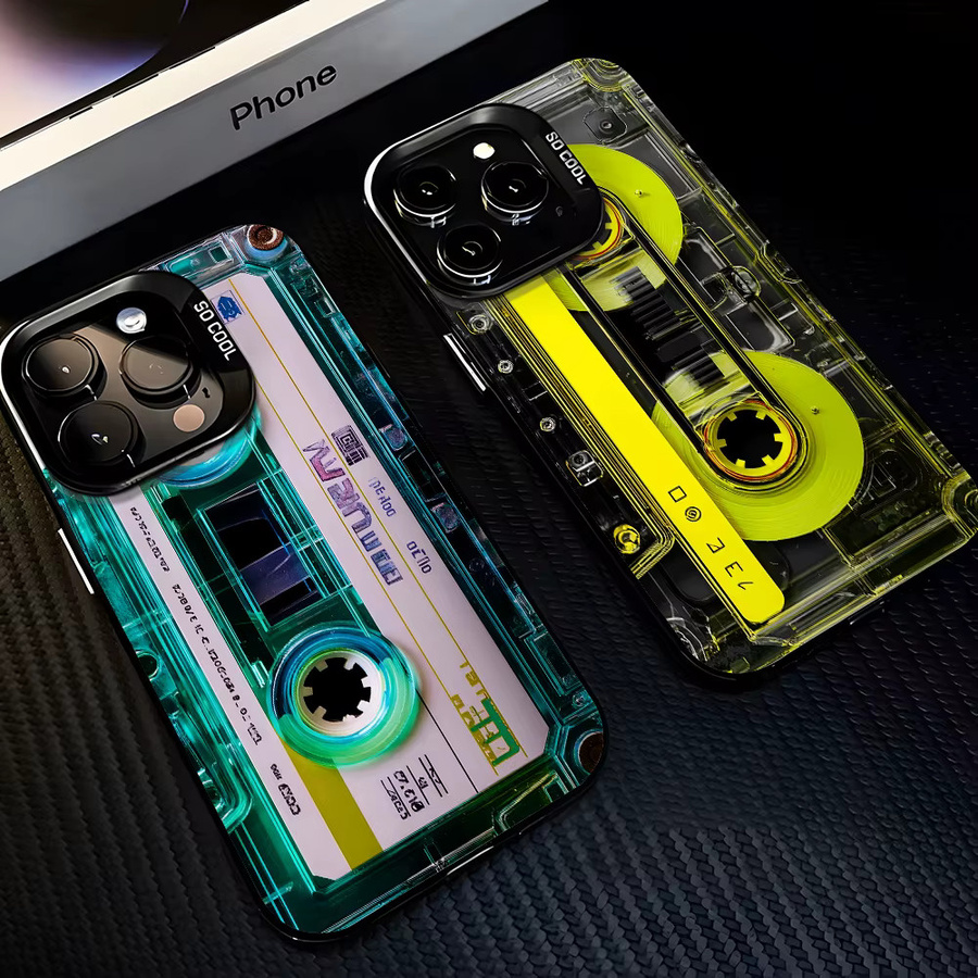 Handyhülle im Kassetten-Design für Xiaomi Mi 15T 14T 14 13 12 12T 11 Lite Poco X7 X6 F7 F6 X5 F4 F3 GT Pro Ultra 4G 5G in Multicolour - Bild 2