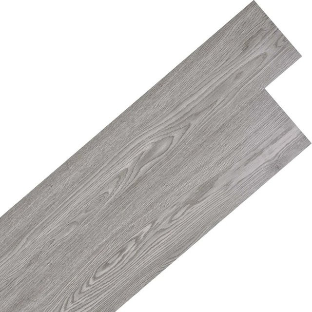 vidaXL Bodenplanken aus PVC in Dunkelgrau, 18 Stück, selbstklebend, 2,51 m² - Bild 1
