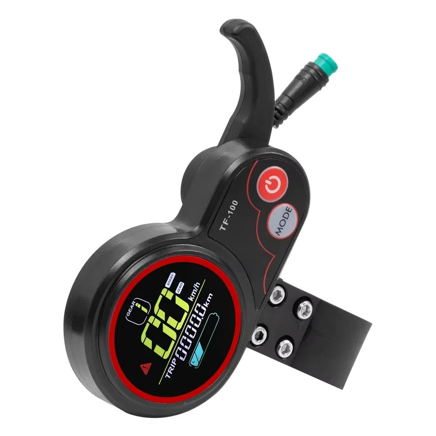 KUGOO TF-100 Instrumentendisplay mit USB-Aufladung und 5/6-poligem Kommunikations-Tachometer für Elektroroller in Schwarz - Bild 6