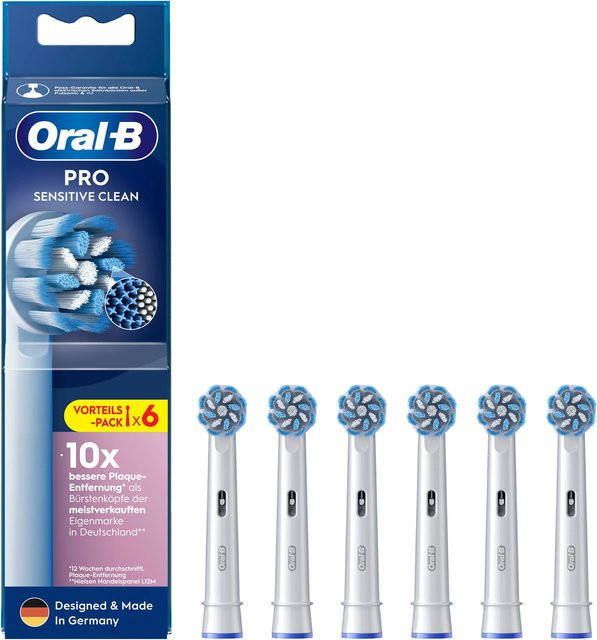 Oral-B Pro Sensitive Clean Aufsteckbürsten, 6er-Pack - Bild 2