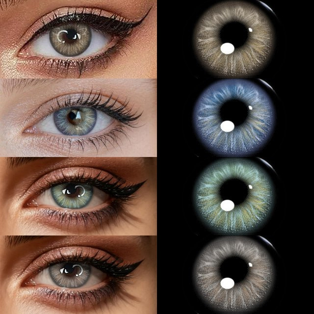 VISUASHOW Kontaktlinsen Iris Grey, Damen - Bild 1