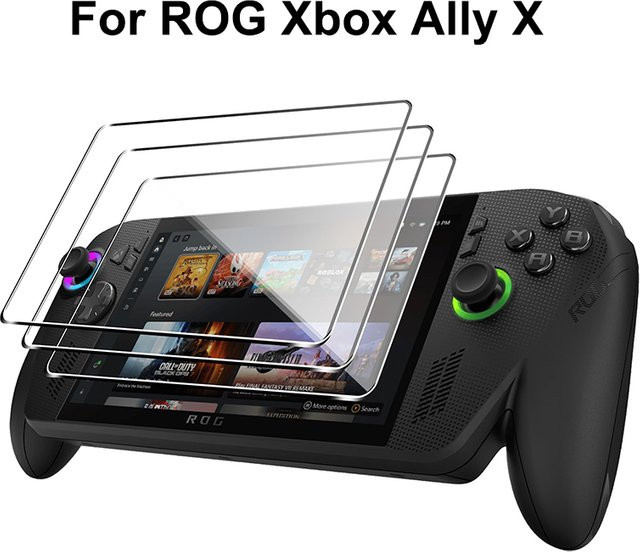 DIXSG Displayschutzfolie aus gehärtetem Glas für ROG Ally X und ROG Ally, transparent, 9H HD kratzfest - Bild 1