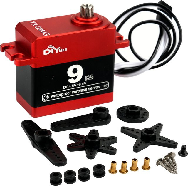 stemedu TK-09MG 9KG Digitaler RC-Servomotor, wasserdicht, mit Metallgetriebe - Bild 1