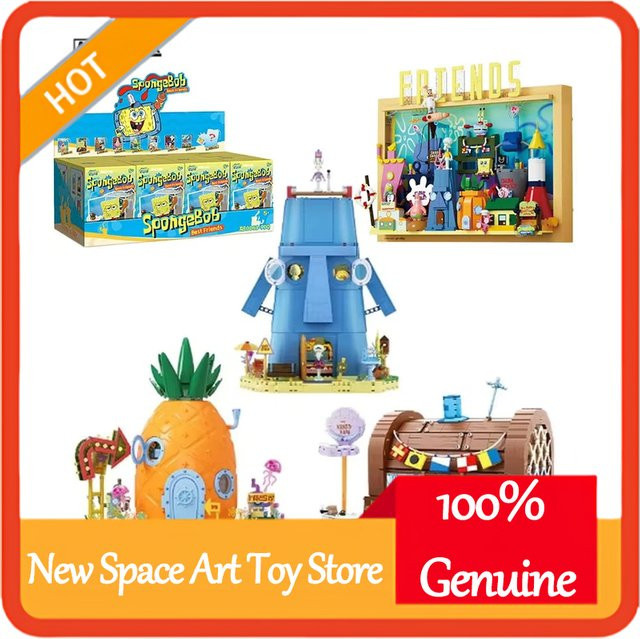Area-X Spongebob Bikini Bottom Baustein-Blindbox, Mini-Bausteine, ab 8 Jahren - Bild 1