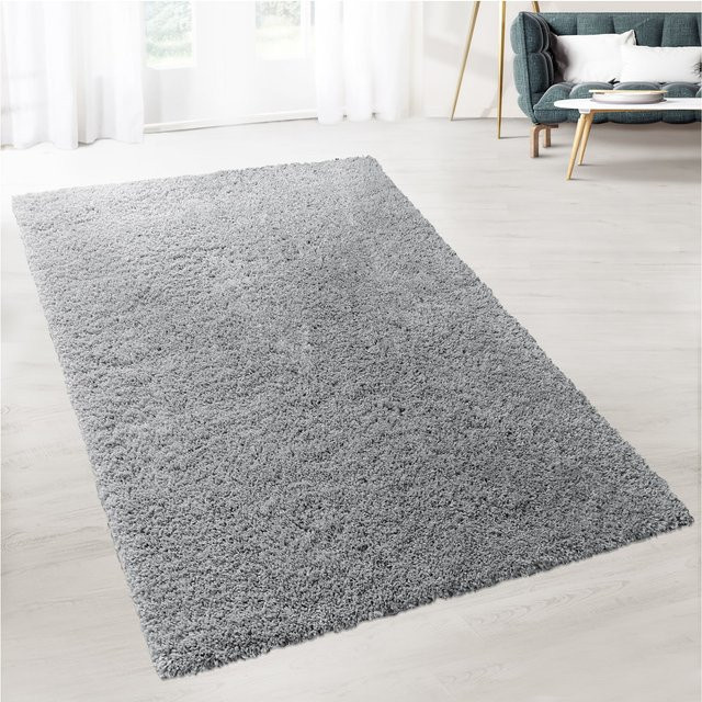 floordirekt Shaggy-Teppich Prestige in Silbergrau - Bild 1
