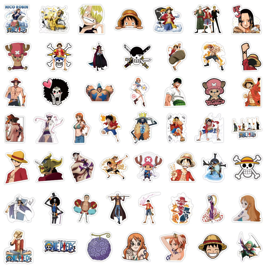 Bandai One Piece Cartoon-Aufkleber, Sticker, 10-teiliges Set - Bild 3