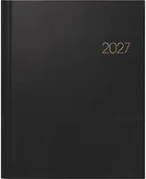 BRUNNEN Buchkalender Manager Wt 7 Weektimer 2027 in Schwarz und Rot mit Wochen- und Monatsübersicht - Bild 1
