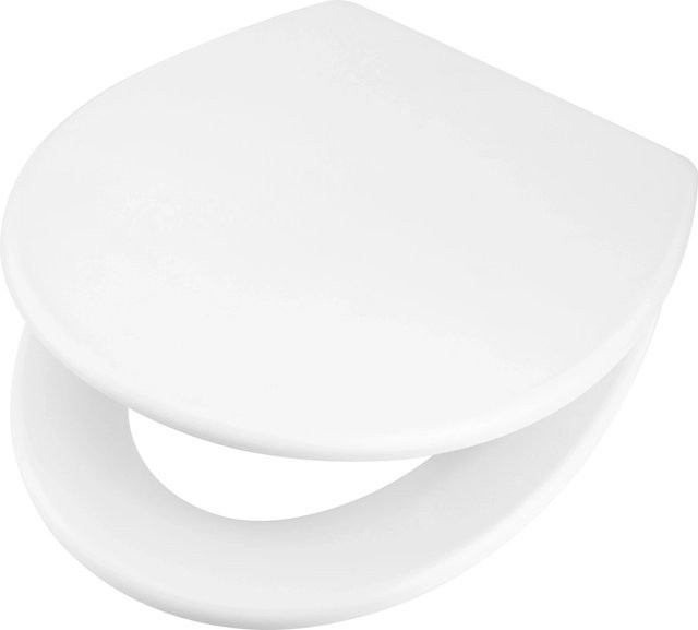 baliv Deluxe WC-Sitz Margat mit Absenkautomatik aus Duraplast in Weiß Matt, D-Form, abnehmbar - Bild 1