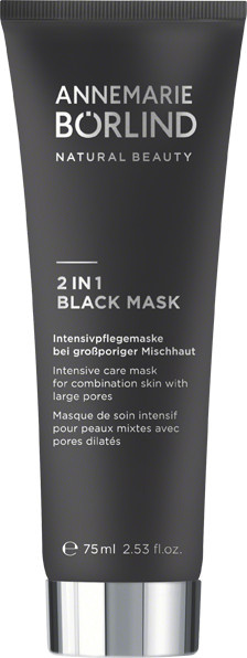 Annemarie Börlind 2-in-1 Black Mask mit Phytoplankton, Unreine Haut - Bild 1