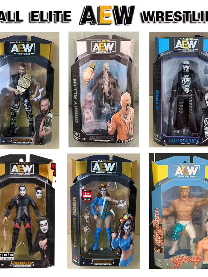AEW Unmatched Series 2, Actionfiguren-Set, ab 8 Jahren - Bild 4
