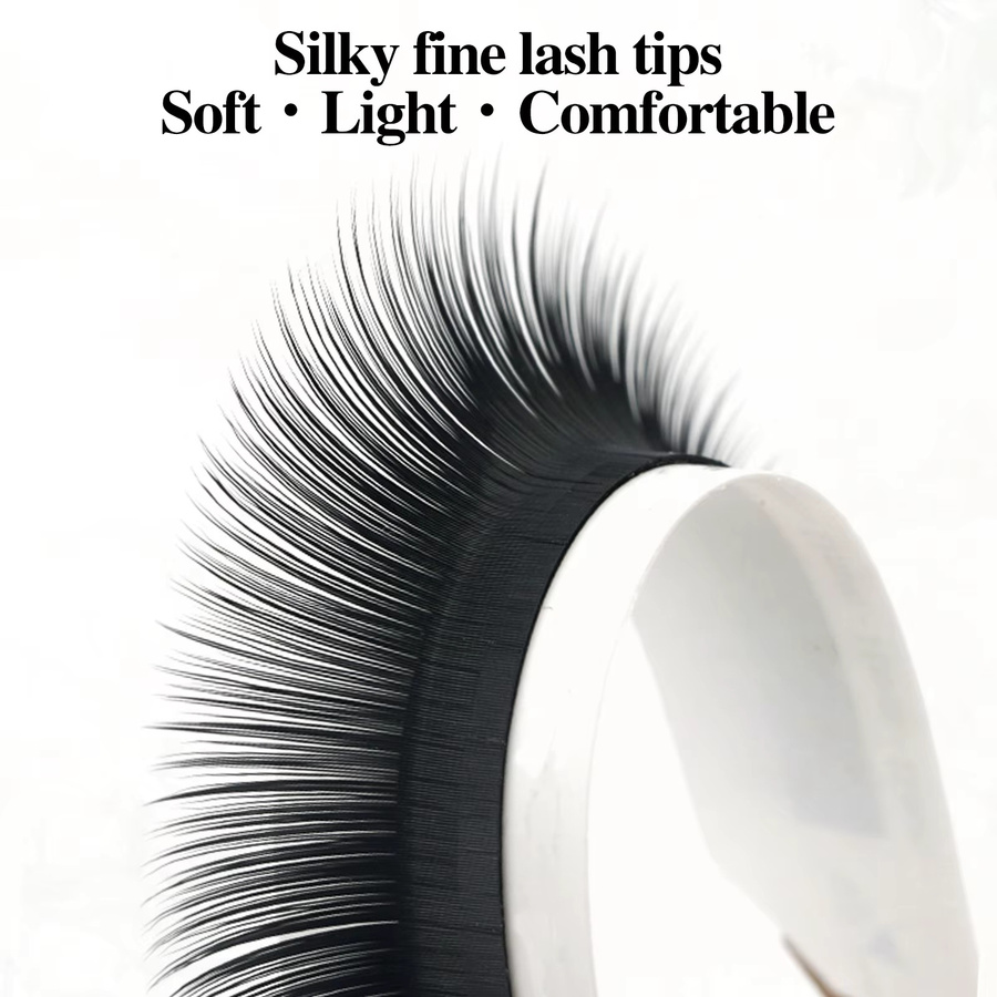 Honey Eyelash Fächerwimpern Camellia, Faux Mink, Volumen - Bild 2