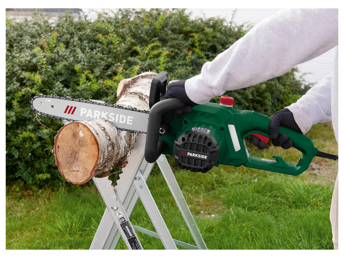 Parkside Elektro-Kettensäge PEKS 1600 C3 in Grün - Bild 3
