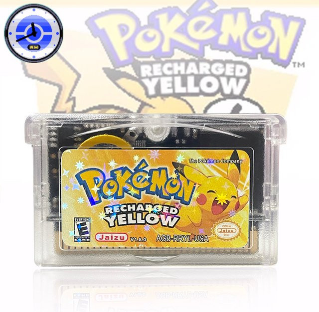 Pokemon Recharged Yellow v1.8.0 RTC Flash-Karte für GBA mit Echtzeituhr und ROM-Hack, USA-Version von Keeppley - Bild 1
