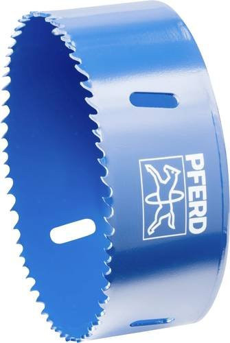 PFERD Bi-Metall Lochsäge in Blau für Stahl, Edelstahl, Blech und Holz mit einem Durchmesser von 111 mm und einer Schnitttiefe von 31 mm - Bild 1