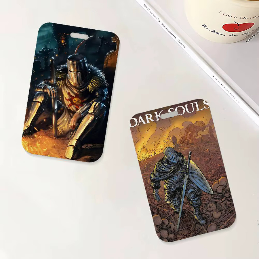Game D-DARK S-SOULS Ausweishalter mit Umhängeband in Multicolour für Büro und Schule - Bild 4