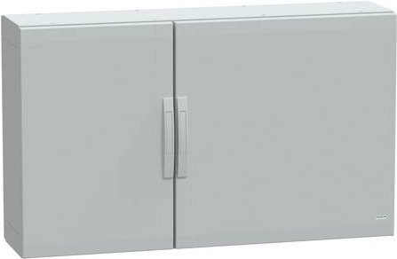 Schneider Electric Polyestergehäuse PLA mit Volltüren, grau, IP65, B/T/H: 75,0 x 125,0 x 32,0 cm - Bild 1