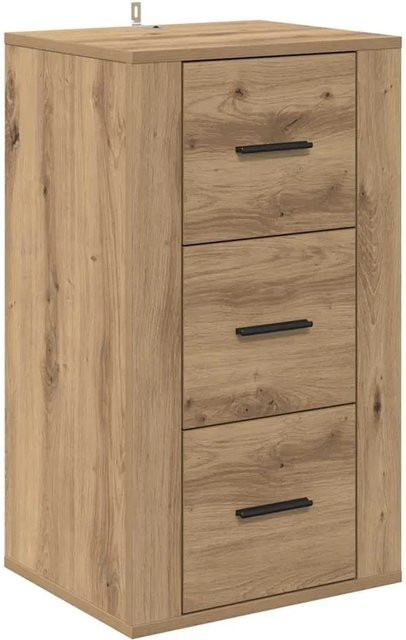 vidaXL Sideboard Artisan-Eiche in Braun, Modernes Design aus Holzwerkstoff, B/T/H: 40 x 33 x 70 cm - Bild 1