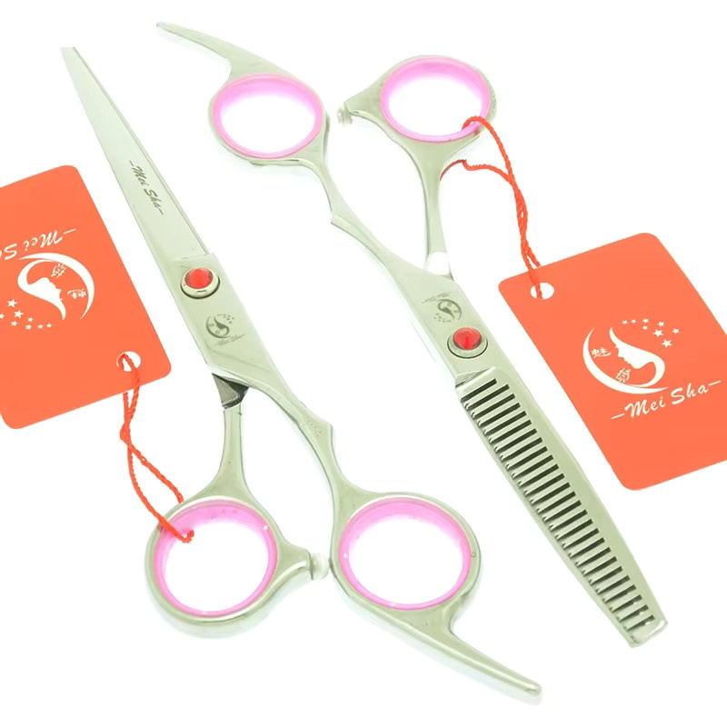 Meisha Friseurschere Edelstahl, 6 Zoll, Unisex - Bild 2