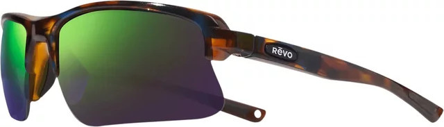 Revo Annika 2 Sonnenbrille, Halbrand, rechteckig, Unisex, Acetat, grün, braun - Bild 1