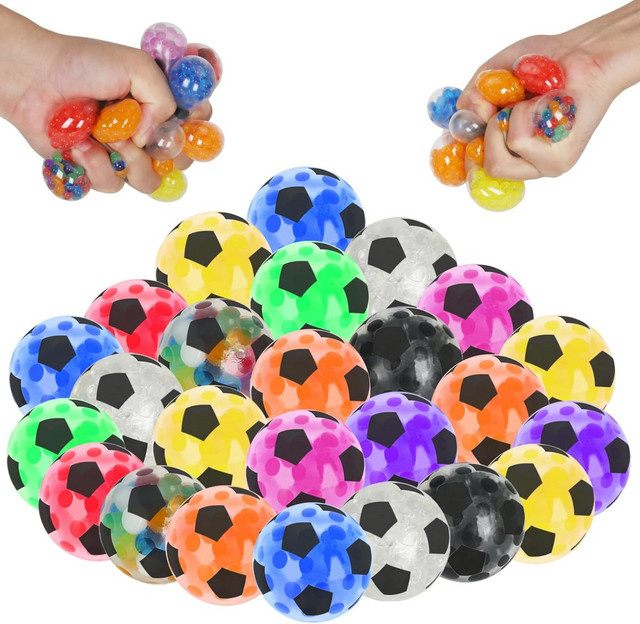 GSF Fußball-Squishy-Bälle, Mini-Stressbälle, 6-teiliges Set - Bild 1