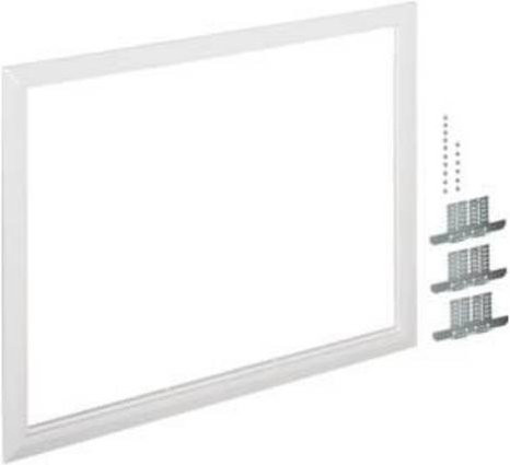 Hager Blendrahmen FZ023B universell 3-feldig für Schrankgröße 650 x 800 mm aus Metall in Weiß - Bild 1