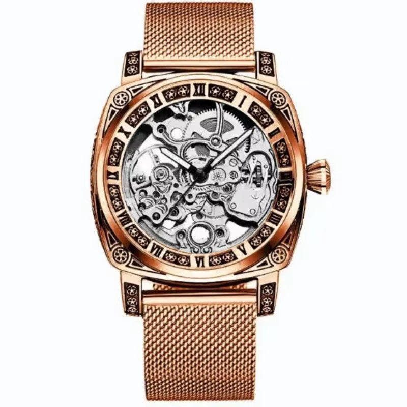 CAROTIF Armbanduhr, Automatik, Edelstahl, Silber, Herren - Bild 5