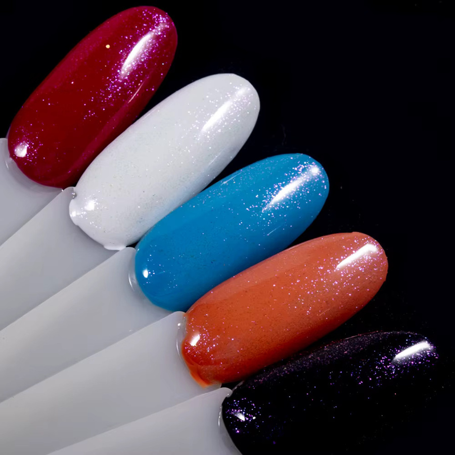 KODIES GEL Sparkle Dream Chrome Top Coat, Metallic, UV Gel - Bild 5